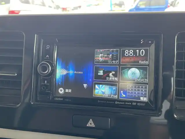 日産 モコ S 石川県 2014(平26)年 5.7万km モコピーチ Clarionナビ/・ワンセグTV/CD/DVD/BTオーディオ/AUX/ラジオ/プッシュスタート/電動格納ミラー/インテリジェントキー/アイドリングストップ/ドライブレコーダー/スペアキー/保証書/取扱説明書