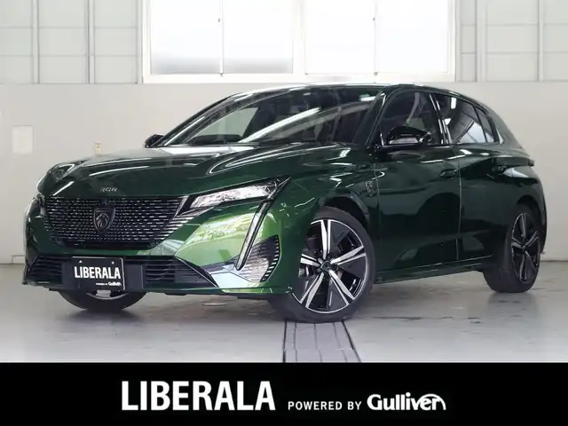 プジョー ３０８ GTライン ブルーHDi 兵庫県 2023(令5)年 1.6万km 緑 純正ナビ/全方位カメラ/アップルカープレイ/ドライブレコーダー前後カメラ/シートヒーター/ハンドルヒーター/LKA/BSM/ACC/フロアマット/運転席電動シート/ETC/Bluetooth