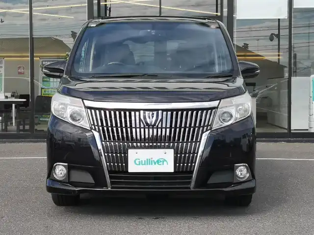 トヨタ エスクァイア Gi 茨城県 2014(平26)年 19.3万km スパークリングブラックパールクリスタルシャイン アルパインナビ/【TV・CD・DVD・SD・ラジオ・USB・BT・HDMI】/アルパイン製フリップダウンモニター/クルコン/ETC/Bカメラ/シートヒーター/MTモード付AT/両側パワスラ/後席AAC/オートライト/オートハイビーム/Fフォグ/LEDライト