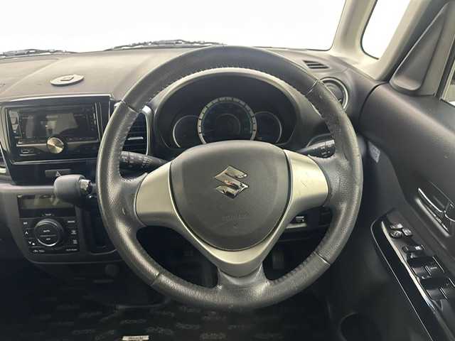 スズキ スペーシア カスタム XS 兵庫県 2015(平27)年 8万km ブルーイッシュブラックパール3 ・社外オーディオ/・片側パワースライドア/・ETC/・純正14インチアルミホイール/・HIDヘッドライト/・オートライト/・純正フロアマット/・スマートキー/・プッシュスタート/・アイドリングストップ/・ヘッドライトレベライザー