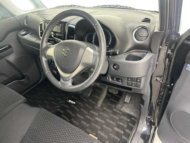 スズキ スペーシア カスタム XS 兵庫県 2015(平27)年 8万km ブルーイッシュブラックパール3 ・社外オーディオ/・片側パワースライドア/・ETC/・純正14インチアルミホイール/・HIDヘッドライト/・オートライト/・純正フロアマット/・スマートキー/・プッシュスタート/・アイドリングストップ/・ヘッドライトレベライザー