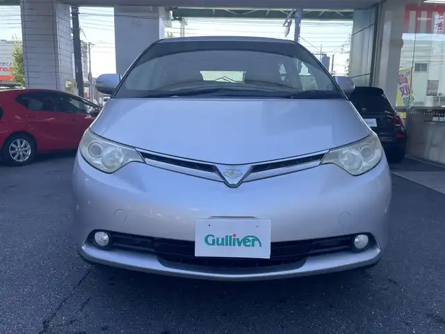 トヨタ エスティマ G 愛知県 2007(平19)年 10.9万km シルバーM ワンオーナー/両側パワースライドドア/Carrozzeria製HDDナビ〈AVIC-HRZ88〉/DVD／MS／地デジTV/バックカメラ/運転席パワーシート/アンテナ分離型ETC/インテリジェントAFS付HIDヘッドライト/純正フォグランプ/2列目リラックスキャプテンシート〈オットマン付〉/３列目荷室下格納/純正17インチAW/スマートキー＆プッシュスタート