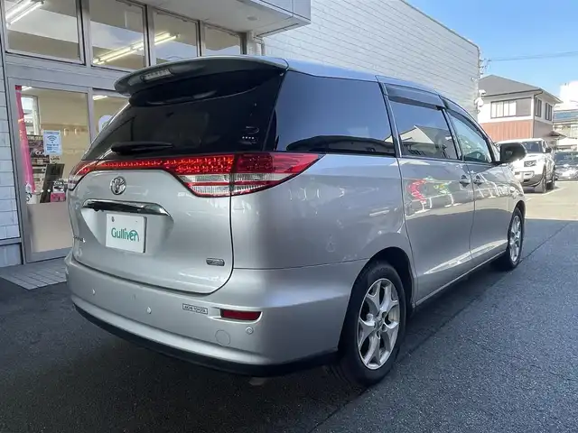 トヨタ エスティマ G 愛知県 2007(平19)年 10.9万km シルバーM ワンオーナー/両側パワースライドドア/Carrozzeria製HDDナビ〈AVIC-HRZ88〉/DVD／MS／地デジTV/バックカメラ/運転席パワーシート/アンテナ分離型ETC/インテリジェントAFS付HIDヘッドライト/純正フォグランプ/2列目リラックスキャプテンシート〈オットマン付〉/３列目荷室下格納/純正17インチAW/スマートキー＆プッシュスタート