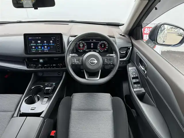 日産 エクストレイル X 愛知県 2023(令5)年 1.9万km 茶Ⅱ /純正メモリナビ//AM/FM/HDMI/フルセグ/BT/SD//プロパイロット//ビルトインETC2.0//バックカメラ//前後純正ドライブレコーダー//インテリジェントエマージェンシーブレーキ//後側方車両検知警報//後側方衝突防止支援//ハンドル支援//車線逸脱警報//車線逸脱坊地支援//踏み間違い衝突防止支援//標識検知機能//クリアランスソナー//後退時車両検知警報//インテリジェントクルーズコントロール//D・N席パワーシート//D・N席シートヒーター//オートLEDヘッドライト//オートハイビーム//フォグランプ//ヘッドライトレベライザー//ルーフレール//e-Pedal//EV MODE//D MODE//ステアリングスイッチ//オートリトラクタブルウィンカーミラー//純正フロアマット//純正ドアバイザー//プッシュスタート//スペアキー//取扱説明書//保証書