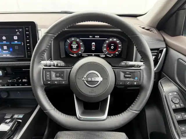 日産 エクストレイル X 愛知県 2023(令5)年 1.9万km 茶Ⅱ /純正メモリナビ//AM/FM/HDMI/フルセグ/BT/SD//プロパイロット//ビルトインETC2.0//バックカメラ//前後純正ドライブレコーダー//インテリジェントエマージェンシーブレーキ//後側方車両検知警報//後側方衝突防止支援//ハンドル支援//車線逸脱警報//車線逸脱坊地支援//踏み間違い衝突防止支援//標識検知機能//クリアランスソナー//後退時車両検知警報//インテリジェントクルーズコントロール//D・N席パワーシート//D・N席シートヒーター//オートLEDヘッドライト//オートハイビーム//フォグランプ//ヘッドライトレベライザー//ルーフレール//e-Pedal//EV MODE//D MODE//ステアリングスイッチ//オートリトラクタブルウィンカーミラー//純正フロアマット//純正ドアバイザー//プッシュスタート//スペアキー//取扱説明書//保証書