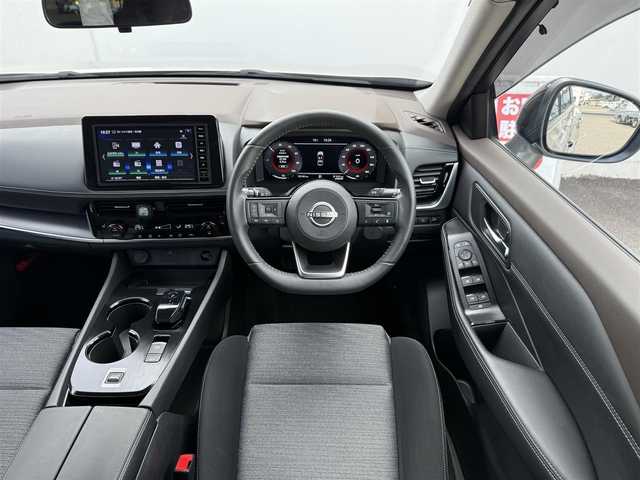 日産 エクストレイル X 愛知県 2023(令5)年 1.9万km 茶Ⅱ /純正メモリナビ//AM/FM/HDMI/フルセグ/BT/SD//プロパイロット//ビルトインETC2.0//バックカメラ//前後純正ドライブレコーダー//インテリジェントエマージェンシーブレーキ//後側方車両検知警報//後側方衝突防止支援//ハンドル支援//車線逸脱警報//車線逸脱坊地支援//踏み間違い衝突防止支援//標識検知機能//クリアランスソナー//後退時車両検知警報//インテリジェントクルーズコントロール//D・N席パワーシート//D・N席シートヒーター//オートLEDヘッドライト//オートハイビーム//フォグランプ//ヘッドライトレベライザー//ルーフレール//e-Pedal//EV MODE//D MODE//ステアリングスイッチ//オートリトラクタブルウィンカーミラー//純正フロアマット//純正ドアバイザー//プッシュスタート//スペアキー//取扱説明書//保証書