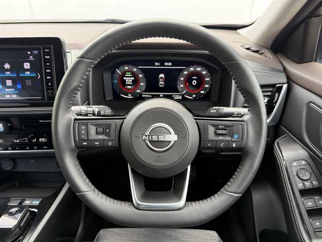 日産 エクストレイル X 愛知県 2023(令5)年 1.9万km 茶Ⅱ /純正メモリナビ//AM/FM/HDMI/フルセグ/BT/SD//プロパイロット//ビルトインETC2.0//バックカメラ//前後純正ドライブレコーダー//インテリジェントエマージェンシーブレーキ//後側方車両検知警報//後側方衝突防止支援//ハンドル支援//車線逸脱警報//車線逸脱坊地支援//踏み間違い衝突防止支援//標識検知機能//クリアランスソナー//後退時車両検知警報//インテリジェントクルーズコントロール//D・N席パワーシート//D・N席シートヒーター//オートLEDヘッドライト//オートハイビーム//フォグランプ//ヘッドライトレベライザー//ルーフレール//e-Pedal//EV MODE//D MODE//ステアリングスイッチ//オートリトラクタブルウィンカーミラー//純正フロアマット//純正ドアバイザー//プッシュスタート//スペアキー//取扱説明書//保証書