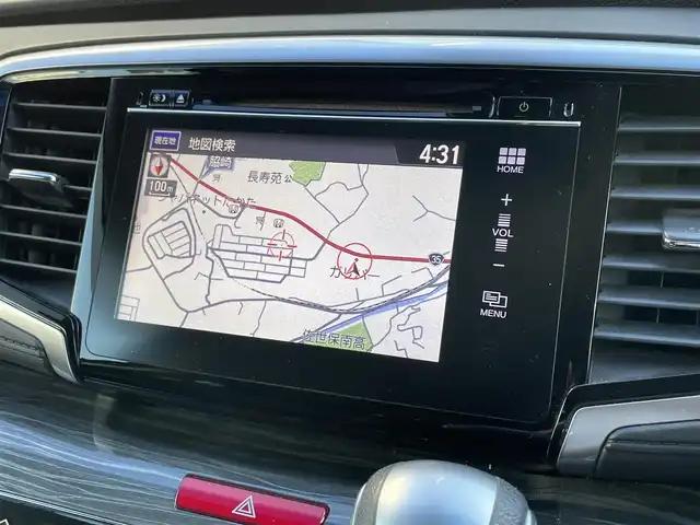 ホンダ オデッセイ アブソルート アドバンス 長崎県 2015(平27)年 14.7万km クリスタルブラックパール ワンオーナー車/メーカーインターナビ/（フルセグ、CD、DVD、AM、FM、BTオーディオ）/バックカメラ/全周囲カメラ/プッシュスタート/WAC/アダプティブクルーズコントロール/パドルシフト/レーンキープアシスト/ステアリングリモコン/オートライト/両側パワースライドドア/ビルトインETC/ハーフレザー/D席パワーシート/オールオートパワーウィンドウ/電格ウィンカーミラー/2列目ドアサンシェード/フリップダウンモニター/衝突軽減システム/横滑り防止/アイドリングストップ/路外逸脱抑制システム/Wエアバッグ/カーテンエアバッグ/ABS/ナビ取扱説明書/取扱説明書/保証書/スペアキー×１