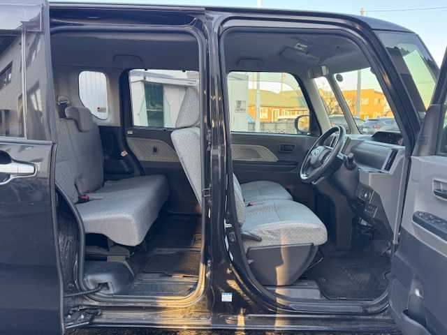 ダイハツ タント X 道東・釧路十勝 2019(令1)年 7.8万km ブラックマイカメタリック 4WD/社外モニターオーディオ/  （DVD/CD/Bluetooth）/バックカメラ/衝突軽減ブレーキ/片側パワースライドドア/前席シートヒーター/コーナーセンサー/アイドリングストップ/横滑り防止装置/LEDヘッドライト/オートライト/ヘッドライトレベライザー/社外エンジンスターター/スマートキー/エンジンプッシュスタート/スペアキー/取扱説明書/保証書/社外14インチアルミホイール/冬タイヤ積み込み/　　（155/65r14、2mm、2017年製）