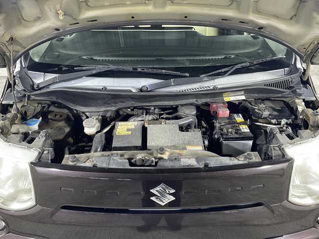 スズキ ＭＲワゴン エコ L 沖縄県 2013(平25)年 5.8万km アーバンブラウンパールメタリック ミュージックプレイヤー（ＤＶＤ／ＣＤ／ＵＤＢ／ＵＳＢ／ＡＵＸ）/アイドリングストップ　/スペアキー　/純正フロアマット　/エアバック　/スマートキー　/プッシュスタート　/純正ドアバイザー　/革調シートカバー