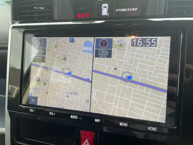 トヨタ ルーミー カスタムG－T 香川県 2022(令4)年 2.5万km パールホワイトⅢ ワンオーナー/純正9インチSDナビ（NSZT-Y68T）/フルセグ/バックカメラ/両側パワースライドドア/衝突軽減/レーダークルーズコントロール/LEDヘッドライト/オートホールド/USB/前後ドラレコ/純正15インチアルミ/前後コーナーセンサー/ETC