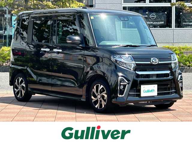 ダイハツ タント カスタム X セレクション 福島県 2020(令2)年 4.8万km ブラックマイカメタリック 社外ナビゲーション/型番：AVIC-RW503/【CD/DVD/SD/BT/TV】/バックカメラ/ETC/両側電動スライドドア/前席シートヒーター/衝突被害軽減ブレーキ/レーンキープアシスト/アイドリングストップ/LEDオートライト/LEDフォグランプ/リアドアサンシェード/シートバックテーブル/純正フロアマット/純正ドアバイザー