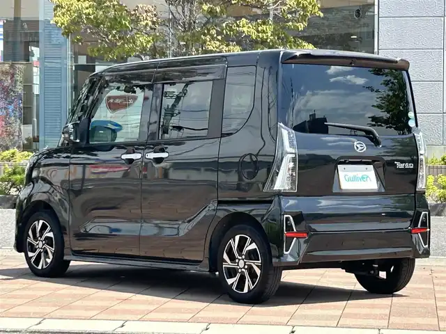ダイハツ タント カスタム X セレクション 福島県 2020(令2)年 4.8万km ブラックマイカメタリック 社外ナビゲーション/型番：AVIC-RW503/【CD/DVD/SD/BT/TV】/バックカメラ/ETC/両側電動スライドドア/前席シートヒーター/衝突被害軽減ブレーキ/レーンキープアシスト/アイドリングストップ/LEDオートライト/LEDフォグランプ/リアドアサンシェード/シートバックテーブル/純正フロアマット/純正ドアバイザー