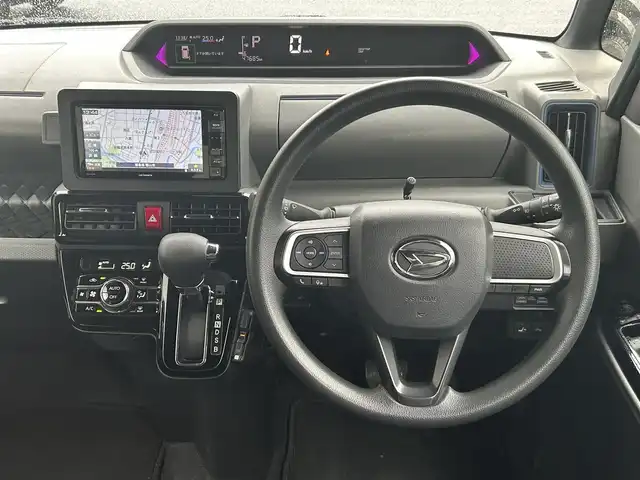 ダイハツ タント カスタム X セレクション 福島県 2020(令2)年 4.8万km ブラックマイカメタリック 社外ナビゲーション/型番：AVIC-RW503/【CD/DVD/SD/BT/TV】/バックカメラ/ETC/両側電動スライドドア/前席シートヒーター/衝突被害軽減ブレーキ/レーンキープアシスト/アイドリングストップ/LEDオートライト/LEDフォグランプ/リアドアサンシェード/シートバックテーブル/純正フロアマット/純正ドアバイザー