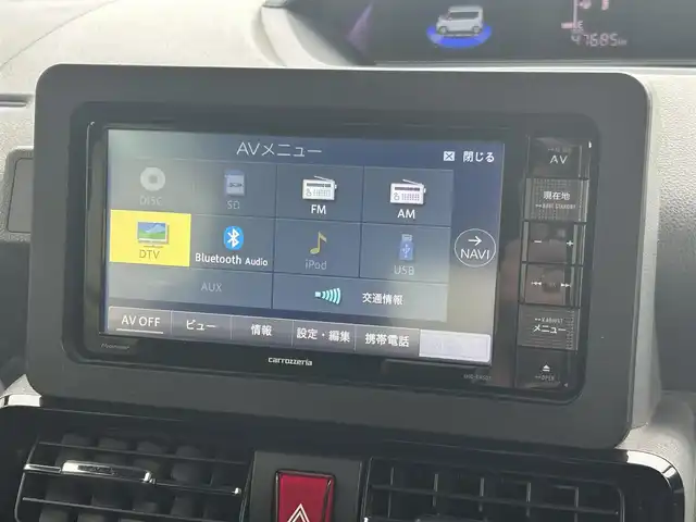 ダイハツ タント カスタム X セレクション 福島県 2020(令2)年 4.8万km ブラックマイカメタリック 社外ナビゲーション/型番：AVIC-RW503/【CD/DVD/SD/BT/TV】/バックカメラ/ETC/両側電動スライドドア/前席シートヒーター/衝突被害軽減ブレーキ/レーンキープアシスト/アイドリングストップ/LEDオートライト/LEDフォグランプ/リアドアサンシェード/シートバックテーブル/純正フロアマット/純正ドアバイザー