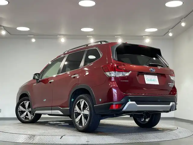 スバル フォレスター ハイブリッド アドバンス 愛知県 2020(令2)年 4.5万km クリムゾンレッドP 純正８インチナビ/アイサイト/本革シート/衝突軽減ブレーキ/レーダークルーズコントロール　/レーンキープアシスト/ブラインドスポットモニター/ＥＴＣ/シートヒーター/ハンドルヒーター/バックカメラ/ドライブレコーダー/パワーバックドア/サイドカメラ/フロントカメラ/パドルシフト