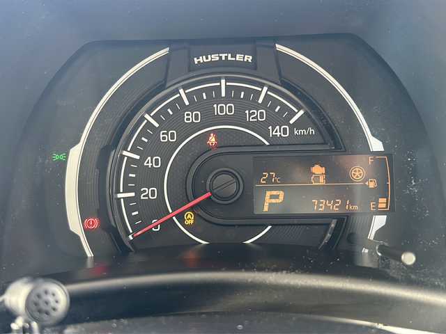 スズキ ハスラー HYBRID G 沖縄県 2020(令2)年 7.4万km ブルーイッシュブラックパール3 ナビ（ＡＭ／ＦＭ／ＣＤ／ＤＶＤ）　/フルセグＴＶ　/ドラレコ　/ＥＴＣ　/シートヒーターＤ／Ｎ席　　/ミュージックプレーヤー接続　/横滑り防止機能　/アイドリングストップ　/純正フロアマット　/スペアキー