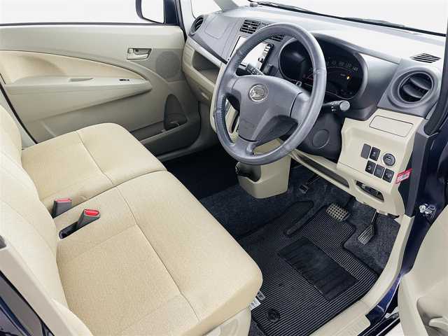 ダイハツ ムーヴ X SA 福島県 2014(平26)年 6.6万km アーバンナイトブルークリスタルメタリック 衝突軽減システム/横滑り防止システム/純正メモリナビ/・フルセグＴＶ/・ビルトインＥＴＣ　/・Bluetooth接続/・USB /・DVD /・CD /・FM/AM/前後ドライブレコーダー/・型式CSD-790FHG/純正ホイール/純正フロアマット/サイドバイザー/ＬＥＤヘッドライト/オートライト/プッシュスタート/スマートキー