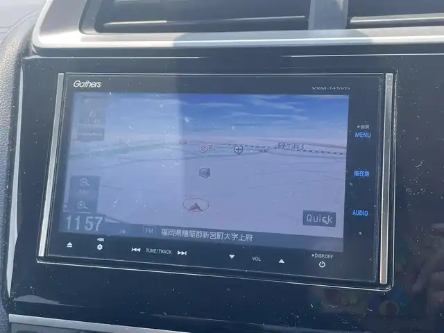 ホンダ フィット ハイブリット Lパッケージ 福岡県 2014(平26)年 6.4万km プレミアムホワイトパール クルーズコントロール/Gathersナビ/Bluetooth/フルセグTV/バックカメラ/ハーフレザーシート/LEDヘッドライト/オートライト/前後ドライブレコーダー/ETC/取扱説明書/保証書