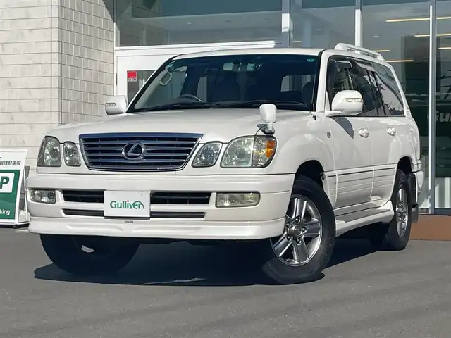 トヨタ ランドクルーザー シグナス 道央・札幌 2005(平17)年 8.3万km ホワイトパールクリスタルシャイン 外部検査実施済み/サンルーフ/4WD/純正ナビ/(フルセグTV)/バックカメラ/ETC/前方ドライブレコーダー/前席パワーシート/前席シートヒーター/HIDヘッドライト/クルーズコントロール/社外マフラー