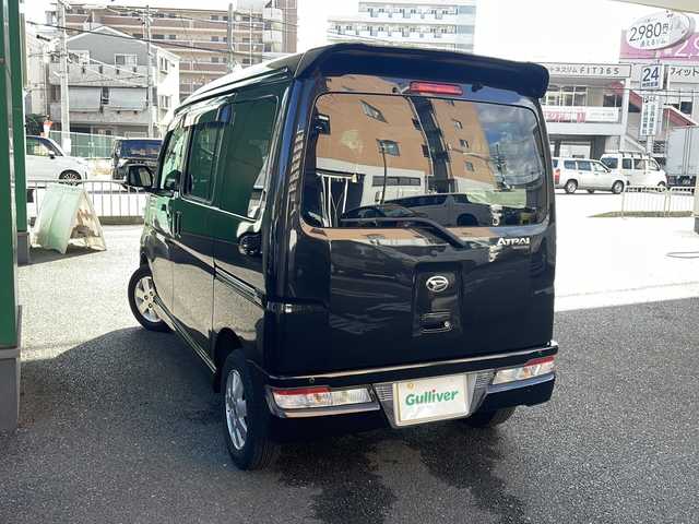 ダイハツ アトレー ワゴン カスタムターボRS LTD SAⅢ 大阪府 2017(平29)年 7.2万km ブラックマイカメタリック 純正メモリナビ/Bluetooth/フルセグTV/バックカメラ/片側パワースライドドア/衝突被害軽減ブレーキ/車線逸脱警報/オートハイビーム/ウィンカーミラー/LEDライト/USBポート/アイドリングストップ/ETC/ドラレコ/アイドリングストップ/キーレス