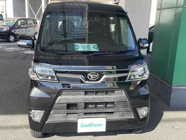 ダイハツ アトレー ワゴン カスタムターボRS LTD SAⅢ 大阪府 2017(平29)年 7.2万km ブラックマイカメタリック 純正メモリナビ/Bluetooth/フルセグTV/バックカメラ/片側パワースライドドア/衝突被害軽減ブレーキ/車線逸脱警報/オートハイビーム/ウィンカーミラー/LEDライト/USBポート/アイドリングストップ/ETC/ドラレコ/アイドリングストップ/キーレス