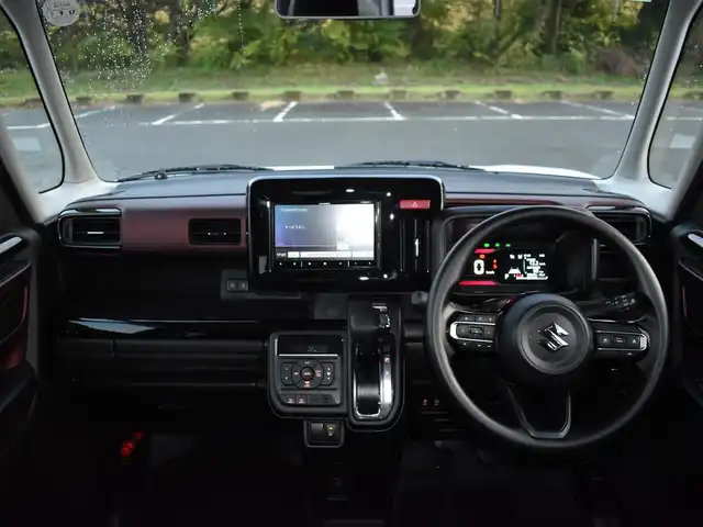 スズキ スペーシア カスタム HYBRID GS 福岡県 2024(令6)年 0.3万km ピュアホワイトP ワンオーナー/デュアルセンサーブレーキサポートII/アダプティブクルーズコントロール/社外ナビ(AVIC-RL720)/フルセグTV/バックカメラ/片側パワースライドドア/純正14インチアルミホイール/運転席シートヒーター/ステアリングスイッチ/LEDヘッドライト/フォグランプ/アイドリングストップ/純正ドアバイザー/純正フロアマット