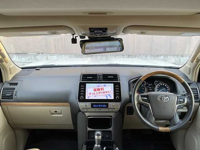 トヨタ ランドクルーザー プラド TX Lパッケージ マットブラED 広島県 2023(令5)年 7.8万km ホワイトパールクリスタルシャイン 禁煙/純正9型ナビ/アラウンドビューモニター/レーダークルーズコントロール/シートベンチレーション/シートヒーター/サンルーフ/前後コーナーセンサー/社外デジタルインナーミラー/ブラインドスポットモニター/ルーフレール/ラジアルタイヤ4本