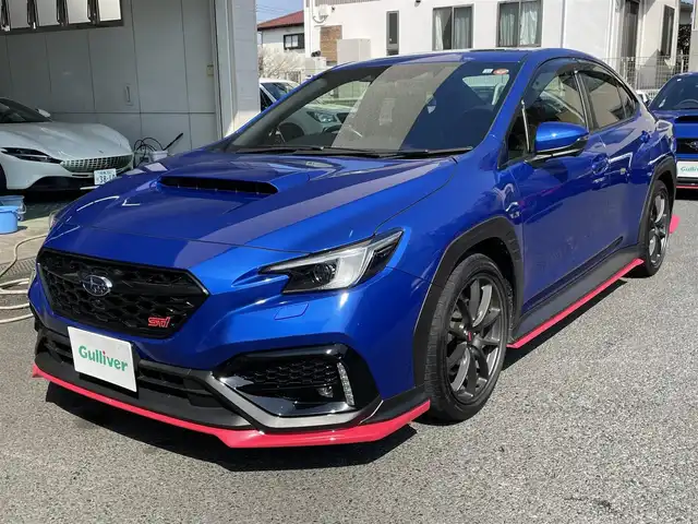 スバル ＷＲＸ Ｓ４ STIスポーツR 神奈川県 2022(令4)年 1.8万km WRブルーパール ワンオーナー/サンルーフ/STIエアロ(F/S/R)/STI18インチAW/ハーフレザーシート/純正メモリーナビ・地デジTV/バック/サイド/フロント/アイサイト/レーダークルーズコントロール/衝突軽減ブレーキ/LKA/BSM/コーナーセンサー/LEDライト/LEDフォグ/前席パワーシート/全席シートヒーター/純正USB/BT/AUX/HDMI/ETC2.0/アイドリングストップ/パドルシフト/プッシュスタート/スマートキー×2/R5/6/7年ディーラー整備記録/保証書・取説あり