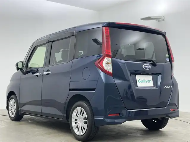 スバル ジャスティ G スマートアシスト 岡山県 2018(平30)年 5.9万km レーザーブルークリスタルシャイン 純正メモリナビ/（Bluetooth/フルセグTV/CD/DVD）/衝突軽減ブレーキシステム/クルーズコントロール/踏み間違い防止/横滑り防止/ビルトインＥＴＣ/バックカメラ/両側パワースライドドア/アイドリングストップ/純正14インチアルミホイール/純正フロアマット/ドアバイザー/プッシュスタート/スマートキー×2/新車保証書/取扱説明書
