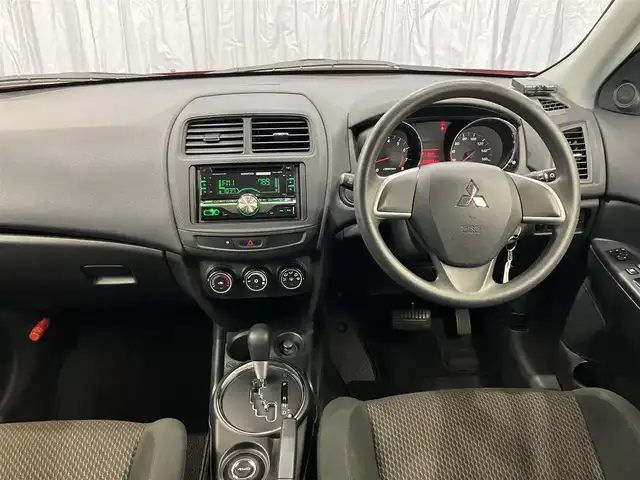 三菱 ＲＶＲ M 東京都 2017(平29)年 2.9万km レッドメタリック ワンオーナー /MIVECエンジン/4WD/走行28680KM/車検令和8年5月/ETC/社外オーディオ/社外アルミホイール16インチ/キーレスエントリー/純正ドアバイザー/純正フロアマット/電動格納ミラー/Wエアバック/メーカー保証書/取扱説明書/AS &G（アイドリングストップ機能）