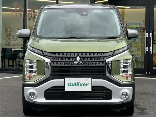 三菱 ｅＫクロス G 愛媛県 2019(令1)年 1.9万km オリーブグリーン チタニウムグレーメタリック/オリ-ブグリーン(U17F28)/e-Assist/KENWOOD7型ナビ/KENWOODツイーター/衝突被害軽減装置/車線逸脱防止装置/オートマチックハイビーム/アイドリングストップ/クリアランスソナー/LEDヘッドライト/前席シートヒーター/電格ミラー/ステアリングリモコン/ヘッドライトレベライザー/ドアバイザー/現状サマー(純正AW)(165/55/R15)/TOYO NANOENERGY/禁煙車