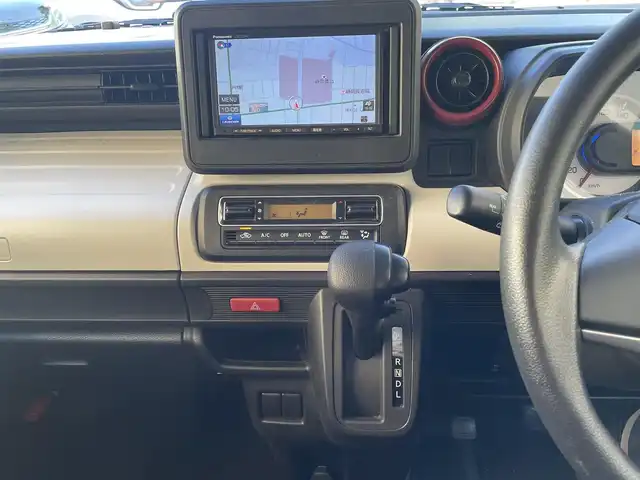 スズキ スペーシア HYBRID G 静岡県 2018(平30)年 3.3万km フェニックスレッドパール ワンオーナー/純正ナビ/ワンセグTV/CD/SD/両側スライドドア/オートライト/純正フロアマット/純正ドアバイザー/スマートキー/保証書/取扱説明書/ナビ取扱説明書/R2/7点検記録簿有