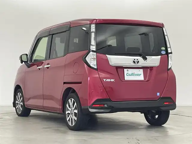 トヨタ タンク カスタムG－T 群馬県 2019(令1)年 4.9万km マゼンタベリーマイカM ナビレディパッケージ/・バックカメラ/・ステアリングスイッチ/=====/スマートアシストIII/・衝突警報機能(対車両・対歩行者)/・衝突回避支援ブレーキ機能(対車両・対歩行者)/・誤発進抑制機能(前方・後方)/・車線逸脱警報機能/・オートハイビーム/・先行車発進お知らせ機能/Strada7インチSDナビ【型番：CN-RE05WD】/・AM/FM/CD/DVD/Bluetooth/フルセグTV/前後コーナーセンサー/両側パワースライドドア/クルーズコントロール/ETC/LEDヘッドライト/スペアキー