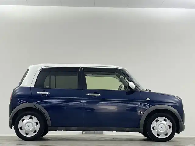 スズキ ラパン モード 埼玉県 2019(平31)年 7万km ノクターンブルーパール/ホワイト 2トーンルーフ 純正ナビ BT 温シート キセノン ETC 禁煙 　スペアキー　オートライト　衝突被害軽減　横滑り防止装置　純正フロアマット　CD　DVD　スマートキー　アイドリングストップ