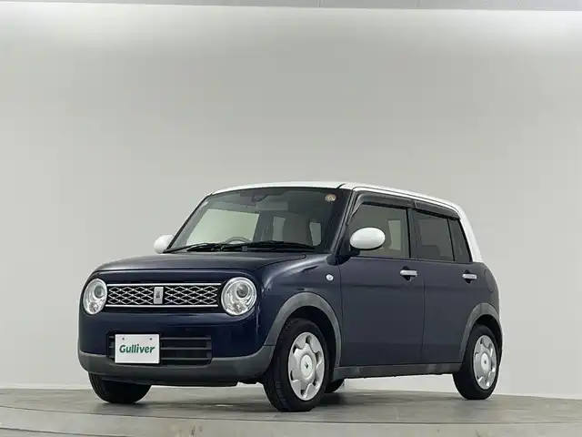スズキ ラパン モード 埼玉県 2019(平31)年 7万km ノクターンブルーパール/ホワイト 2トーンルーフ 純正ナビ BT 温シート キセノン ETC 禁煙 　スペアキー　オートライト　衝突被害軽減　横滑り防止装置　純正フロアマット　CD　DVD　スマートキー　アイドリングストップ