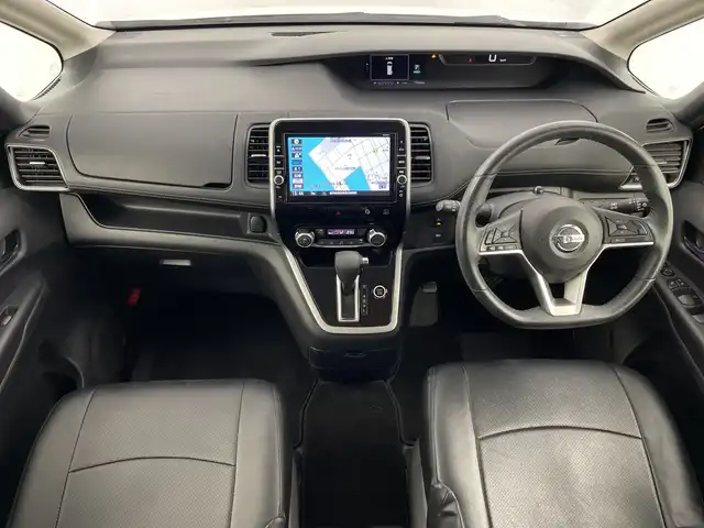 日産 セレナ ハイウェイスターVセレクションⅡ 鹿児島県 2018(平30)年 7.8万km ブリリアントホワイトパール ワンオーナー/純正ナビ/（CD/DVD/BT/フルセグTV）/純正フリップダウンモニター/両側パワースライドドア/アラウンドビューモニター/クルーズコントロール/エマージェンシーブレーキ/レーンディパーチャーアシスト/革調シートカバー/後席サンシェード/純正フロアマット/純正アルミホイール/取説、保証書