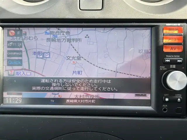 日産 ノート X 長崎県 2014(平26)年 6.4万km ソニックブルー /純正ナビ/バックカメラ/（AM/FM/CD/）フルセグTV）//ドライブレコーダー//ETC//LEDヘッドライト//スマートキー//プッシュスタート