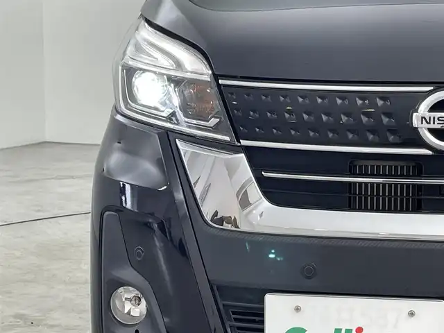 日産 デイズ ルークス ハイウェイスター Xターボ 福岡県 2019(令1)年 2万km ブラック 純正ナビ（ＢＴ，フルセグＴＶ）　/アラウンドビューモニター　/ＥＴＣ　/前後ドライブレコーダー　/コーナーセンサー　/衝突軽減ブレーキ　/レーンキープ　/片側電動スライドドア　/純正１４インチＡＷ　/ＬＥＤヘッドライト
