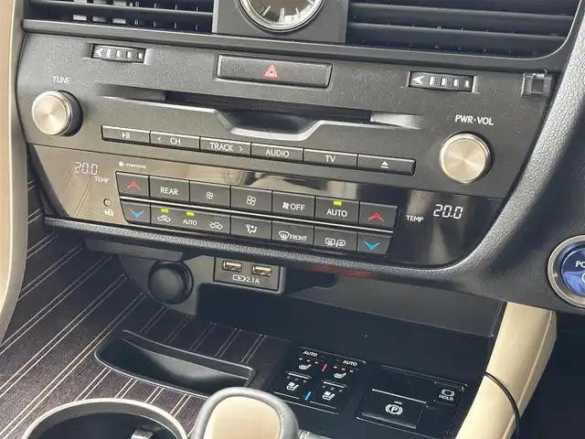 レクサス ＲＸ 450hL 山梨県 2021(令3)年 1.5万km ディープブルーマイカ ワンオーナー/SR/TRDフロントサイドエアロ/モデリスタリアエアロマフラー/純正メモリナビ/　（CD/DVD/フルセグ/Bluetooth）/360°カメラ/レーダークルーズコントロール/LKA/BSM/LEDヘッドライト/電動テールゲート/ ETC/純正20インチAW