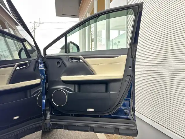 レクサス ＲＸ 450hL 山梨県 2021(令3)年 1.5万km ディープブルーマイカ ワンオーナー/SR/TRDフロントサイドエアロ/モデリスタリアエアロマフラー/純正メモリナビ/　（CD/DVD/フルセグ/Bluetooth）/360°カメラ/レーダークルーズコントロール/LKA/BSM/LEDヘッドライト/電動テールゲート/ ETC/純正20インチAW