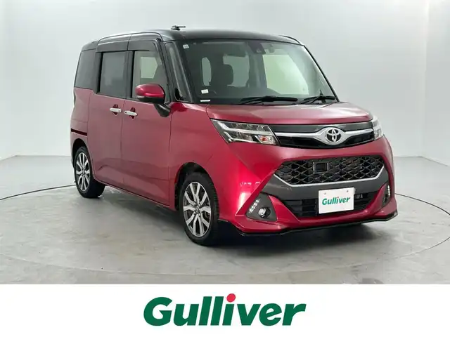 トヨタ タンク カスタムG－T 福井県 2016(平28)年 2.2万km ブラックマイカ/マゼンダベリーメタリック 純正ナビ/CD/DVD/Bluetooth/フルセグ/バックカメラ/両側パワースライドドア/クルーズコントロール/ETC2.0/オートライト/フォグランプ/革ステアリング/ステアリングリモコン/TVキャンセラー