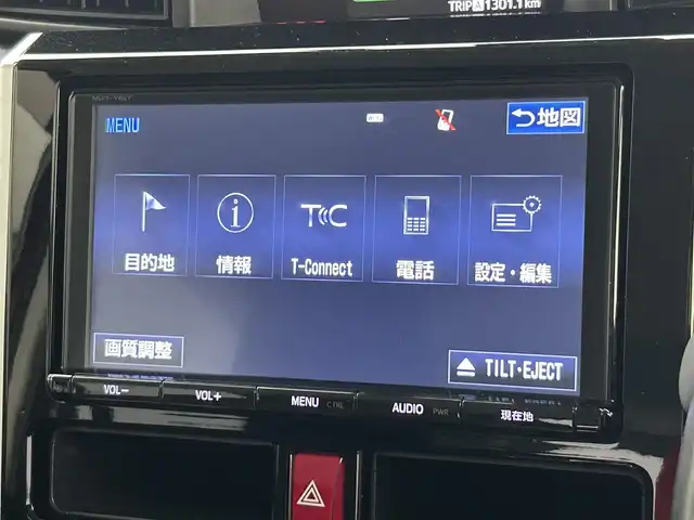 トヨタ タンク カスタムG－T 福井県 2016(平28)年 2.2万km ブラックマイカ/マゼンダベリーメタリック 純正ナビ/CD/DVD/Bluetooth/フルセグ/バックカメラ/両側パワースライドドア/クルーズコントロール/ETC2.0/オートライト/フォグランプ/革ステアリング/ステアリングリモコン/TVキャンセラー
