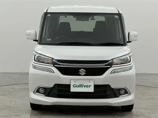 スズキ ソリオ バンディット HV MV Dカメラ ブレーキS 福岡県 2017(平29)年 1.4万km ピュアホワイトP 社外ナビ（フルセグＴＶ）　/バックカメラ　/前後ドライブレコーダー　/レーダー探知機　/クルーズコントロール　/衝突軽減ブレーキ　/レーンキープ　/シートヒーター　/両側電動スライドドア　/純正１５インチＡＷ　ＬＥＤ