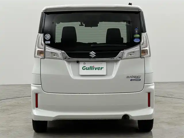 スズキ ソリオ バンディット HV MV Dカメラ ブレーキS 福岡県 2017(平29)年 1.4万km ピュアホワイトP 社外ナビ（フルセグＴＶ）　/バックカメラ　/前後ドライブレコーダー　/レーダー探知機　/クルーズコントロール　/衝突軽減ブレーキ　/レーンキープ　/シートヒーター　/両側電動スライドドア　/純正１５インチＡＷ　ＬＥＤ