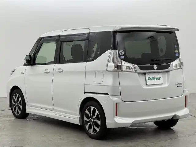 スズキ ソリオ バンディット HV MV Dカメラ ブレーキS 福岡県 2017(平29)年 1.4万km ピュアホワイトP 社外ナビ（フルセグＴＶ）　/バックカメラ　/前後ドライブレコーダー　/レーダー探知機　/クルーズコントロール　/衝突軽減ブレーキ　/レーンキープ　/シートヒーター　/両側電動スライドドア　/純正１５インチＡＷ　ＬＥＤ