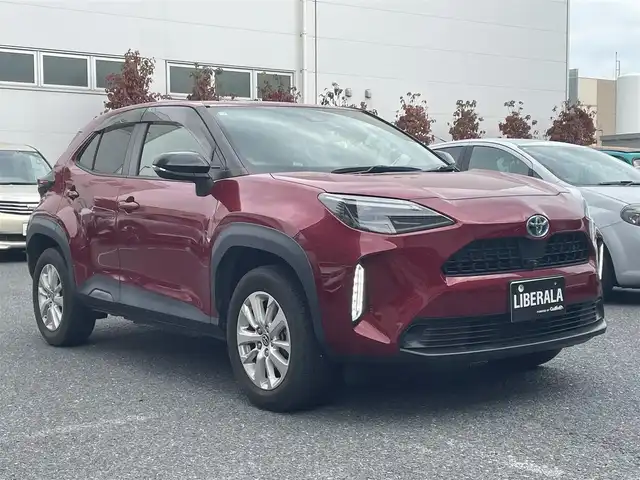 トヨタ ヤリスクロス ハイブリッド G 東京都 2020(令2)年 2.3万km ワインＭ ワンオーナー/純正HDDナビ/360度カメラ/前後ドライブレコーダー/ETC/オートライト