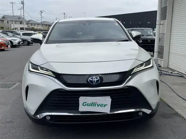 トヨタ ハリアー ハイブリッド G 茨城県 2022(令4)年 8.5万km ホワイトパールクリスタルシャイン ワンオーナー/純正DA/ナビキット/バックカメラ/衝突被害軽減ブレーキ/車線逸脱抑制装置/レーダークルーズコントロール/オートマチックハイビーム/BSM/クリアランスソナー/パワーバックドア/ETC2.0/デジタルインナーミラー（ドラレコ）/純正18インチAW/LEDヘッドライト/スマートキー