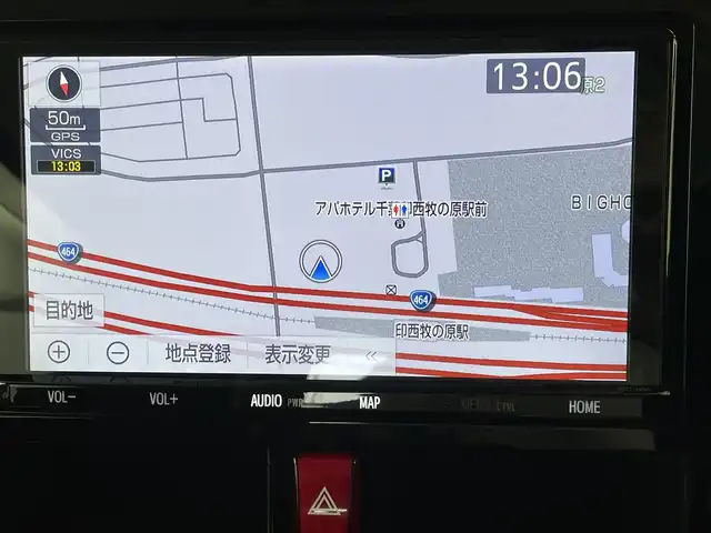 トヨタ ルーミー カスタムG 千葉県 2022(令4)年 1.5万km ブリリアントカッパークリスタルマイカ 禁煙/スマートアシスト/・衝突軽減/・レーンキープ/・コーナーセンサー/・レーダークルーズ/・横滑り防止装置/両側電動ドア　両側パワースライドドア/純正9インチナビ/・型式：NSZT-Y68T/・CD/DVD/Bluetooth/フルセグTV/SD/FM・AM/全方位カメラ　アラウンドビュー/LEDヘッドライト/フォグランプ/オートライト/オートハイビーム/前席シートヒーター/純正14インチアルミホイール/ビルトインETC2.0/スマートキー/プッシュスタート/アイドリングストップ/スペアキー/オートエアコン/純正フロアマット/電動格納ミラー/ステアリングリモコン　ステアリングスイッチ/電動パーキングブレーキ/オートブレーキホールド