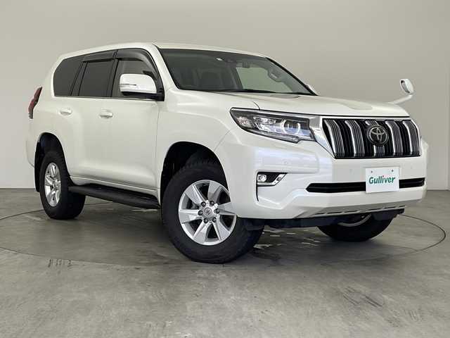 トヨタ ランドクルーザー プラド TX Lパッケージ 兵庫県 2020(令2)年 3.5万km ホワイトパールクリスタルシャイン ・純正ナビ/フルセグ/Ｂｌｕｅｔｏｏｔｈ/CD/DVD/・前後ドライブレコーダー/・レザーシート/・シートヒーター/・シートベンチレーション/・パワーシート/・トヨタセーフティセンス/・プリクラッシュセーフティ/・レーンディパーチャーアラート/・クリアランスソナー/・レーダークルーズコントロール/・ヘッドライトウォッシャー/・IDULUP/・ＬＥＤライト/・オートライト/・バックカメラ　/・スマートキー/・プッシュスタート/・ディーゼルターボ車/・純正ビルトインETC